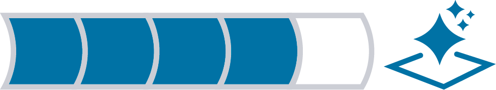 Systemer med færre piler kan gi en overflate with more orange peel  og/eller lavere glans. Systemer med flere piler vil gi en jevnere finish og høyere glans.